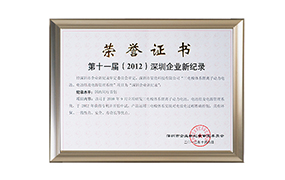 第十一届深圳企业新纪录 第十一届深圳企业新纪录